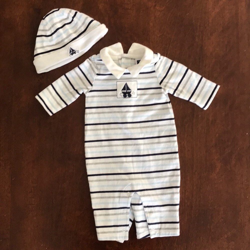 Janie & Jack Boys Outfit with Hat